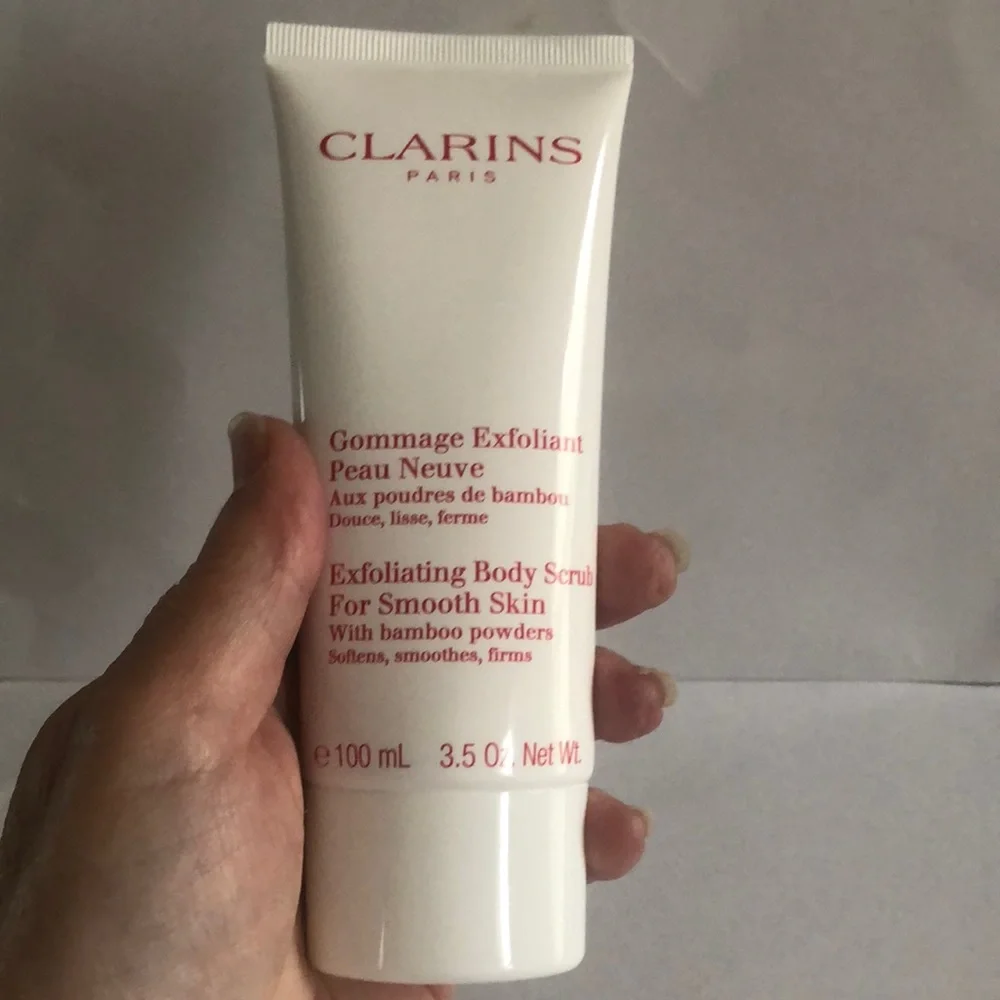 CLARINS Exfoliating Body Scrub 3.5oz $25 NWOB